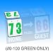 PORT-A-SCORE, GREEN REPLACEMENT NUMBER SET, 0-100