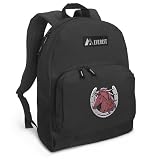 Horse Theme Backpack Black Horse design for Travel or School Bags - BEST QUALITY Unique Gifts For Boys, Girls, Adults, College Students, Men or Ladies