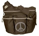 Diaper Dude Peace Diaper Bag - Black