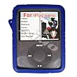 Apple iPod Nano 3 (3rd Generation) Swirly Line Soft Rubber Silicone Protector Skin Case Blue 01TK