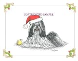 Shih Tzu - Christmas Design by Cindy Farmer