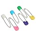 zhao-king baby safety pin Plastic Head Safety Locking Baby Cloth Diaper Nappy Pins (6 pcs)