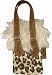Nicole Miller Suede Purse Universal Cell Phone Carry Case, Leopard