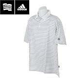 Adidas Mens ClimaLite Raised Stripe Pique Polos