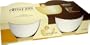 Konitz Coffee Bar Caf� Au Lait 20-Ounce Bowls, Set of 2, White