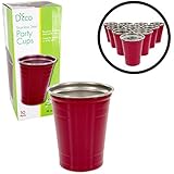 Stainless Steel Party Cups- Unbreakable Solo Cups 16 oz (10 pack)- Dishwasher Safe Unbreakable Cups by D'Eco