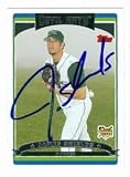 James Shields Autographed/Hand Signed Baseball Card (Tampa Bay Rays Rookie Card) 2006 Topps #UH147