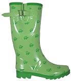 Women's Western Chief Tall Green Turtle Rubber Rain and Garden Boots