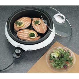 Deni 3 Quart Skillet and Health Grill - 8200 by Barbecue Grills