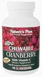Nature's Plus - Ultra Chewable-Cranberry W/Vit C, 200 mg, 90 chewable tablets