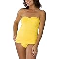 Merona&reg; Bandeau Shirred One Piece - Yellow