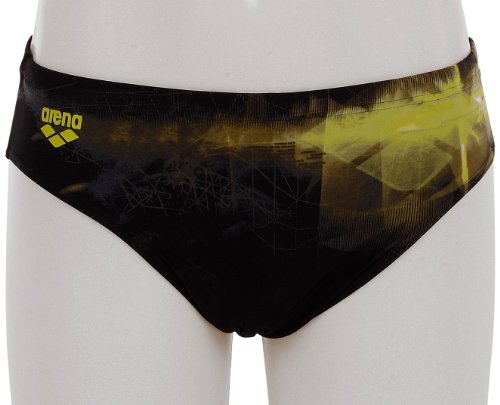 Arena Herren Badehose Sung, black,pistache, XXL (8), 27834