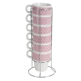 Star "Stakk" Pink Mugs
