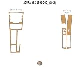 Acura NSX Dash Trim Kit Wood Carbon and Aluminum 91-01 - 3 pieces - Chrome