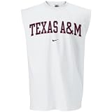 Nike Texas A&M Aggies White College Classic Sleeveless T-shirt