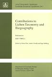 Review Uppsala Universitet  / Contributions to Lichen Taxonomy & Biogeography: Dedicated to Leif Tibell (Symbolae Botanicae Upsalienses 34:1)