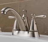 Peerless P99674LF-BN Apex Two Handle Centerset Lavatory Faucet, Brushed Nickel
