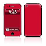 Apple iPhone 3GS/3G用デコレーションスキンシール【Solid State Red】の画像