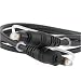 Eforcity Black Molded 12 Foot Digital Optical Audio TosLink Cable for CD, D/A Converters, Dolby Digital DTS Surround sound receivers, DVD, MiniDisk players and recorders, Pro Audio cards
