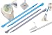 Disposable Polypropylene Laboratory Spatula, Opaque, 210mm Pack of 300