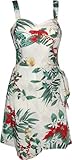 Mele Kalikimaka (Merry Christmas) Hawaiian Aloha Sarong Dressis available in White & Black.