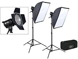 Photography-video VL-1000 Double Softbox Halogen Kit-pbl