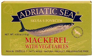 Mackerel with Vegetables 115g(4.05oz) by Canned Seafood