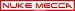 NUKE MECCA Large Bumper Sticker