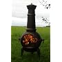Plain Cast Chimenea 77cm high, by Buchanan
