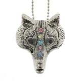 Fox Pendant with 1.2mm Ball Chain 16 to 18