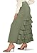 Ruffled Moleskin Skirt
