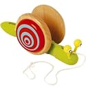 East Coast Wooden Pull Along Snail