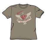 Superman - Victorian Wings Supes - Adult Saf.Grn.S/S T-Shirt For Men