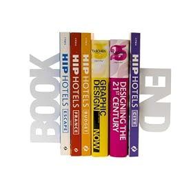 PT Book End Metal Spray Painted White
