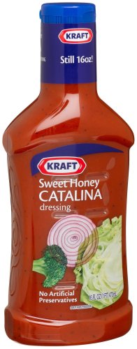 Kraft Sweet Honey Catalina Dressing, 16-Ounce Plastic Bottles (Pack of 6) by Kraft