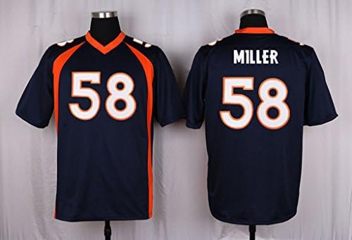 Men's Denver Broncos Von Miller #58 Game Jersey Navy XL