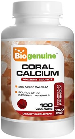 Biogenuine Coral Calcium 1000 mg 100 Vcaps