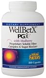 Natural Factors - Wellbetx Pgx Soluble Fiber, 180 capsules