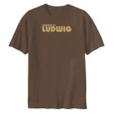 T-Shirt Brown  Property Of Ludwig  Name