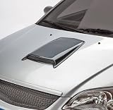 Auto Ventshade 984004 Unpainted Large Single Hood Scoop