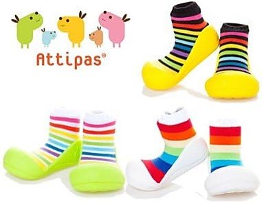 DJJ Attipas Lightweight Colorful Spring Summer Baby Girls Boys Infant Shoes Anti-slide First Walker Rainbow Toddler Shoes , White , 17