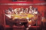 8 Druken Dogs Playing Cards Vintage Bar Metal Antique Nostalgic Collectible Tin Sign