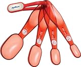 Zyliss Measuring Spoon Set, Translucent Red