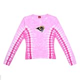St. Louis Rams Juniors Pink Long Sleeve Logo T-shirt