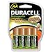 Duracell Akku Active Charge Mignon AA (HR6) 1,2V 2.000 mAh im 4er Pack