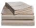 Touch of Paradise Siam 360-Thread-Count 100% Cotton Jacquard Queen Sheet Set, Cream
