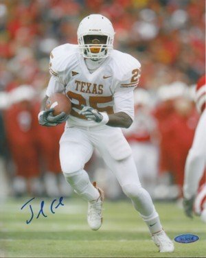 Jamaal Charles Autographed/Hand Signed Texas Longhorns 8×10 Photo
