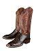 Luchesse Cowgirl 'C2703' Buffalo Leather Cowboy Boots Womens - Brown