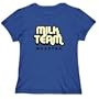 Milk Team United Arab Emirates Countries Womens T-Shirt (Steel, Size Large)