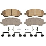 Wagner ThermoQuiet QC866 Ceramic Disc Pad Set With Installation Hardware, Front